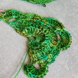 Ręcznie barwiona włóczka Leśne Królestwo (Lace)