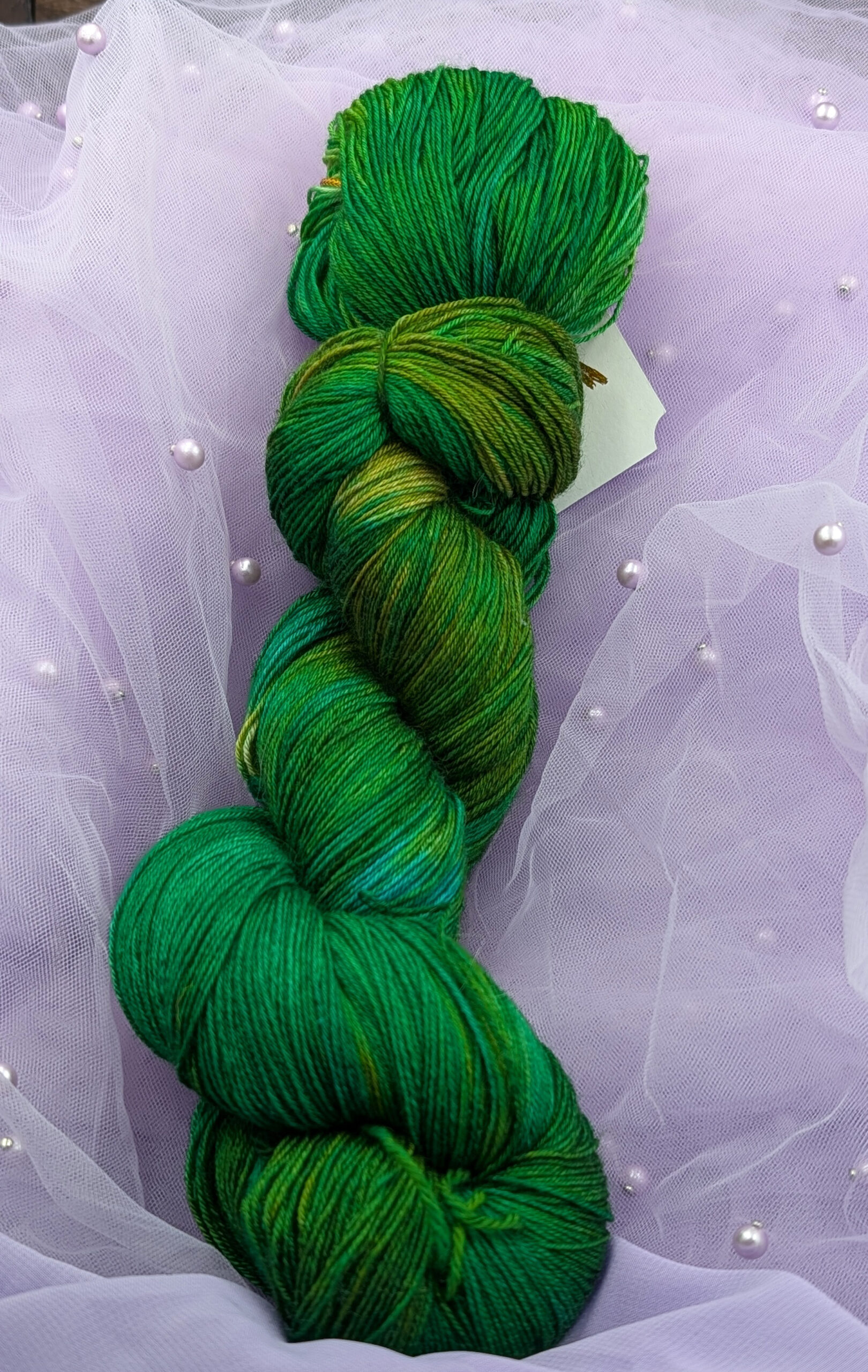 Ręcznie barwiona włóczka Leśne Królestwo (Lace)