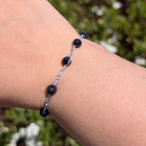 Bransoletka Blask (srebrna, noc kairu, 16cm)